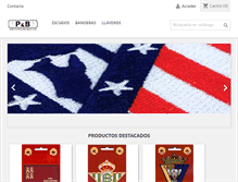 Tablet Screenshot of parchesybordados.com
